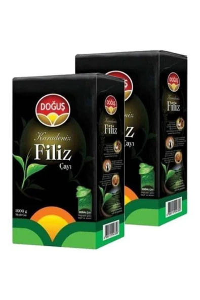 Doğuş Siyah Filiz Çayı 1000 gr 2'li Paket ürün görseli 1
