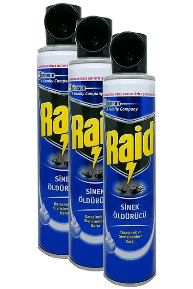 Raid Sinek Öldürücü Sprey 300 Ml X 3 Adet ürün görseli 1