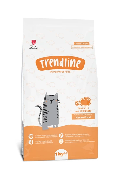 Trendline Kitten Tavuklu Yavru Kedi Maması - 1 Kg ürün görseli 1