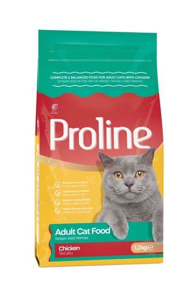 Pro Line Proline Tavuklu Kısırlaştırılmış (Sterilised) Yetişkin Kedi Maması 1,2 kg ürün görseli 1