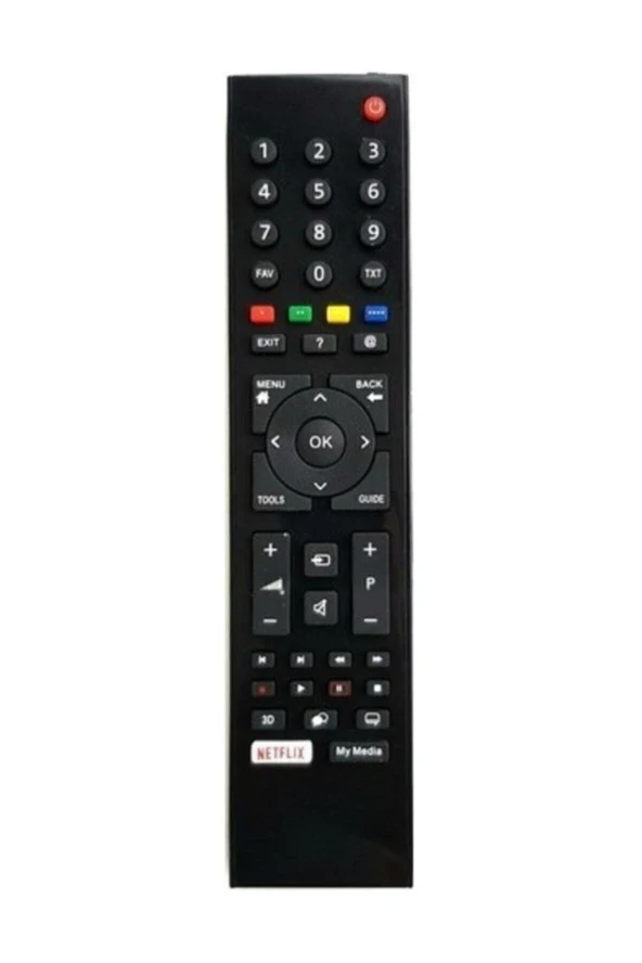 Arçelik Beko Netflix Tuşlu Smart Led Tv Uyumlu Kumanda ürün görseli 1