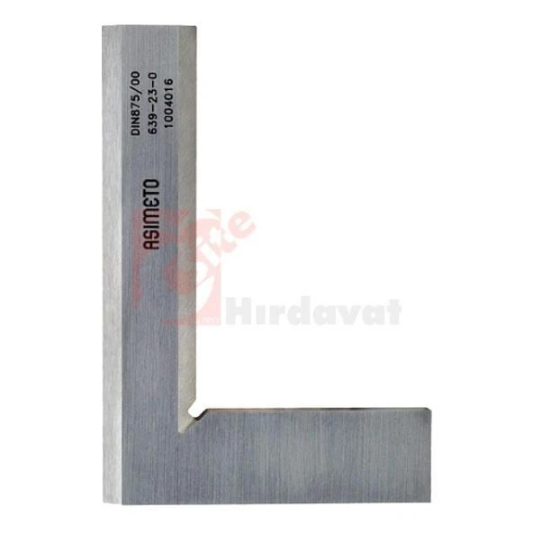 Asimeto AS-639 Çelik Şapkalı Gönye 200x130mm ürün görseli 1