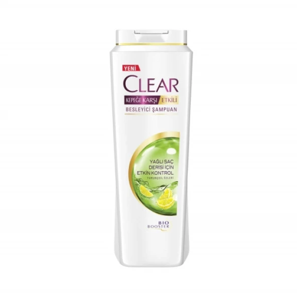 CLEAR ŞAMPUAN WOMEN 500ML-YAĞLI SAÇ DERİSİ İÇİN YEŞİL ürün görseli 1