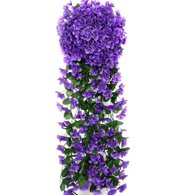Yapay Çiçek Sarkan Begonvil Çiçeği  JUMBO MOR ürün görseli 1