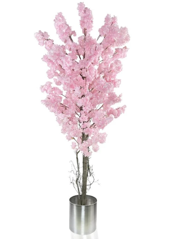 Nettenevime Yapay Ağaç Japon Kiraz Çiçeği Bahardalı Ağacı Sakura Çiçeği Pembe 180cm ürün görseli 1