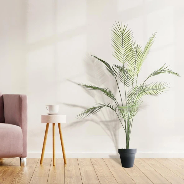 Nettenevime Yapay Ağaç Areka Ağacı Palmiye Ağacı Salon Bitkisi Yapay Areka 130 cm 12 Yaprak ürün görseli 1