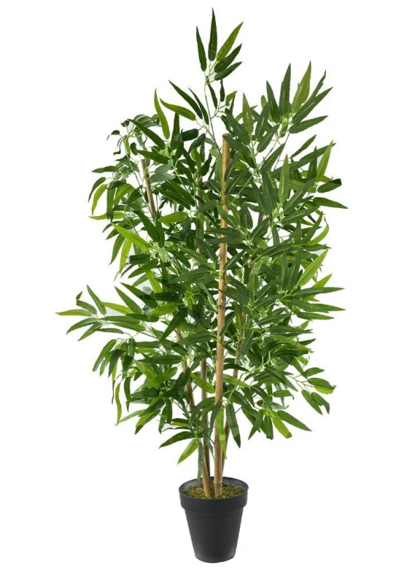 Nettenevime Yapay Ağaç 4 Gövdeli Bambu Ağacı 110cm 1.Kalite Yapay Çiçek ürün görseli 1