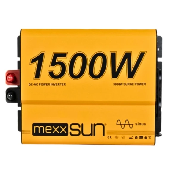 Mexxsun 24 Volt 1500 Watt Tam Sinüs İnverter ürün görseli 1