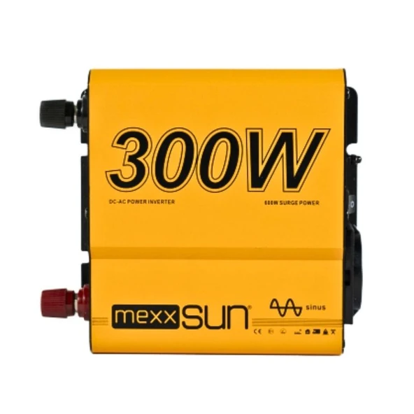 Mexxsun 12 Volt 300 Watt Tam Sinüs İnverter ürün görseli 1