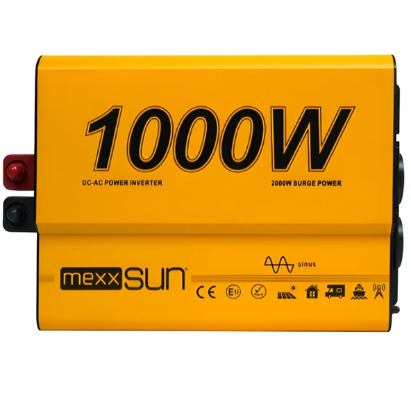 Mexxsun 24 Volt 1000 Watt Tam Sinüs İnverter ürün görseli 1