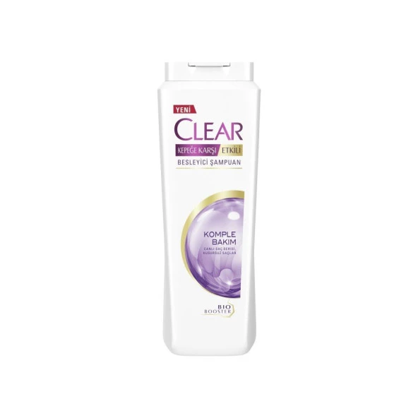 CLEAR ŞAMPUAN WOMEN 500ML-KOMPLE BAKIM MOR ürün görseli 1