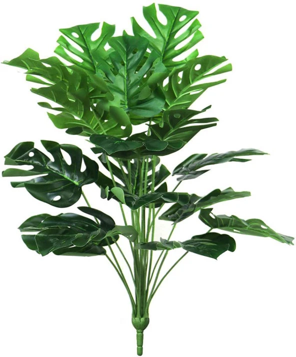 Nettenevime Yapay Çiçek Demet Monstera 18 Dal 60 cm Salon Çiçeği Yapay Bitki ürün görseli 1
