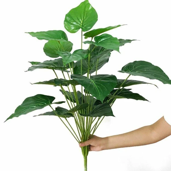 Nettenevime Yapay Çiçek Demet Pothos Yeşil 18Dal 70cm Salon Çiçeği Yapay Bitki ürün görseli 1