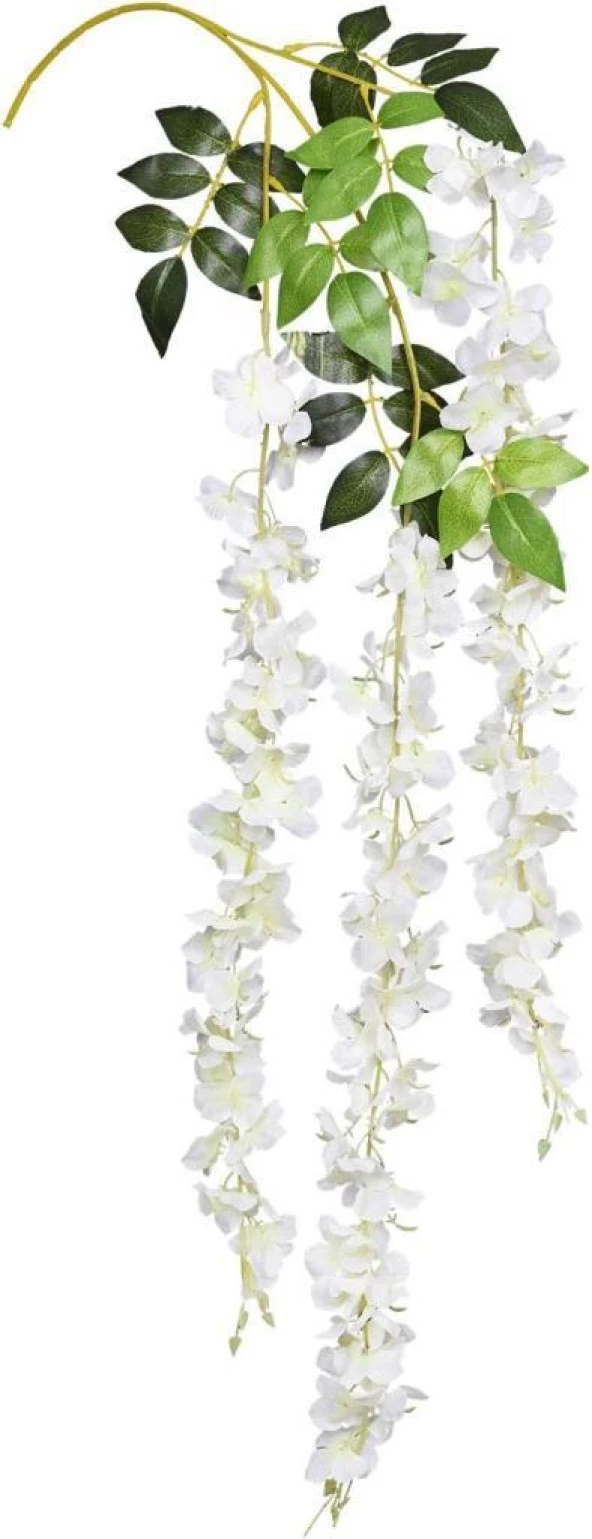 Nettenevime Yapay Çiçek Sarkan 3 Dallı Akasya 90cm BEYAZ ürün görseli 1