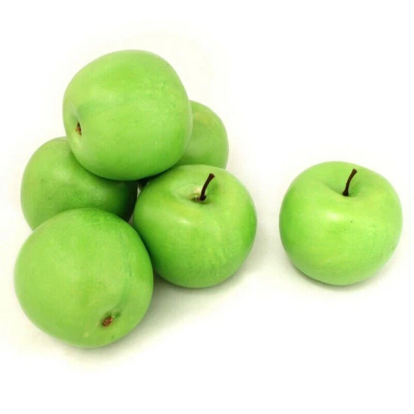 Nettenevime Yapay YEŞİL ELMA 6 lı Paket  Yapay Meyve ürün görseli 1