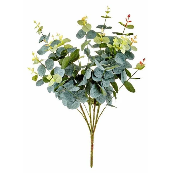 Nettenevime Yapay Çiçek Okaliptus Demet Yeşil Aradal Garnitür Eucalyptus ürün görseli 1