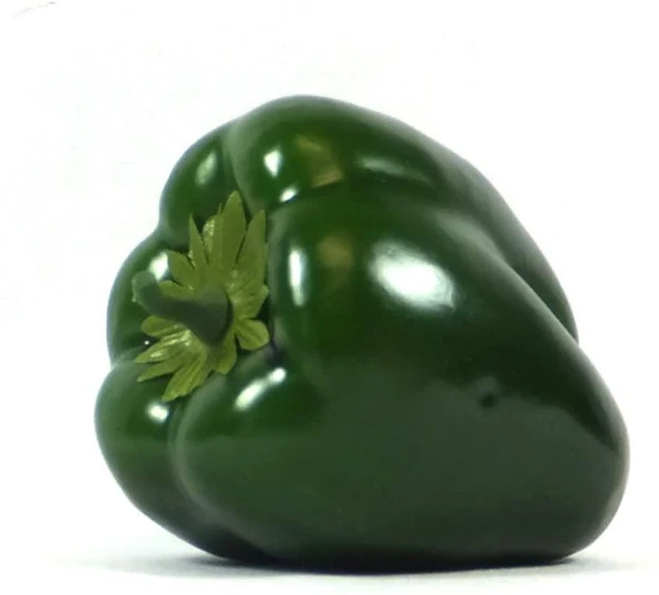 Nettenevime Yapay Yeşil California Biber Dolma Biber 1adet 10*7 cm Gerçek Boyut ürün görseli 1