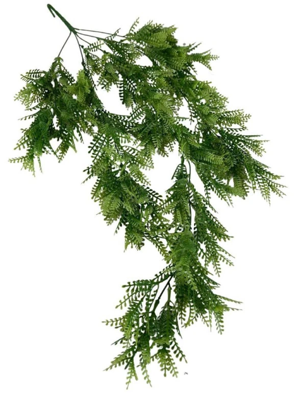 Nettenevime Yapay Çiçek Sarkan Çiçek Yeşil Açık Fern725 Yapay Sarmaşık  70*30cm UV Katkılı Güneşe Dayanıklı ürün görseli 1