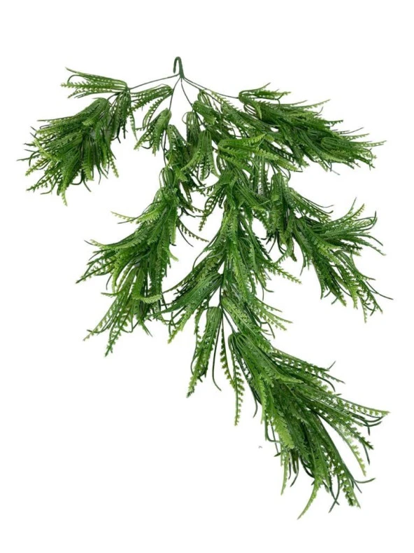 Nettenevime Yapay Çiçek Sarkan Çiçek Yeşil Fern723 Yapay Sarmaşık  70*30cm UV Katkılı Güneşe Dayanıklı ürün görseli 1