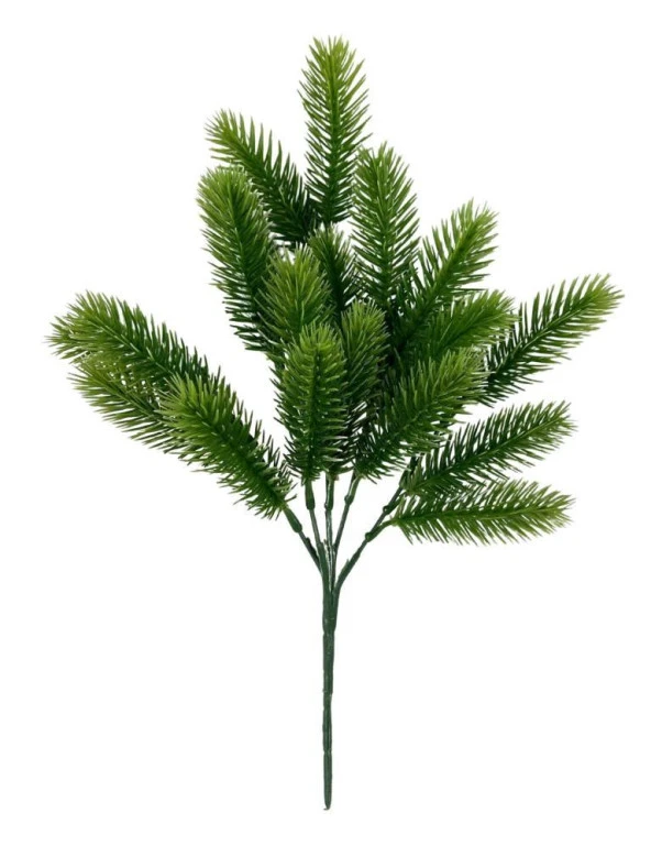Nettenevime Yapay Çiçek Ponpon Çam Garnitür Aradal Dekoratif Yapay Bitki 30cm ürün görseli 1