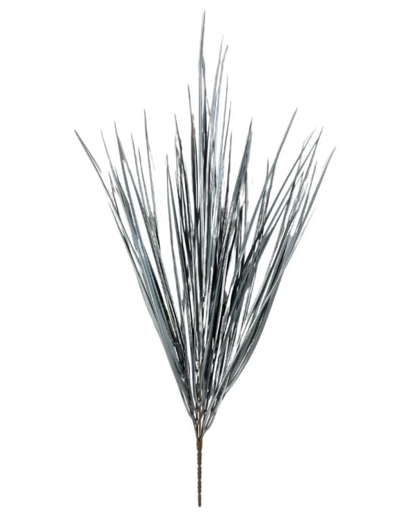 Nettenevime Yapay Çiçek Gümüş Renk Grass Saz 50cm Bitki Yapay Çiçek Dekor Çiçeği Uzun Ot ürün görseli 1