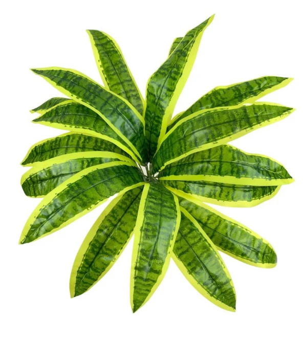 Nettenevime Yapay Çiçek Dracaena Massengena Yaprağı Demeti 11 Yapraklı 40*50cm Dik Duvar Çiçeği Yapay Bitki ürün görseli 1