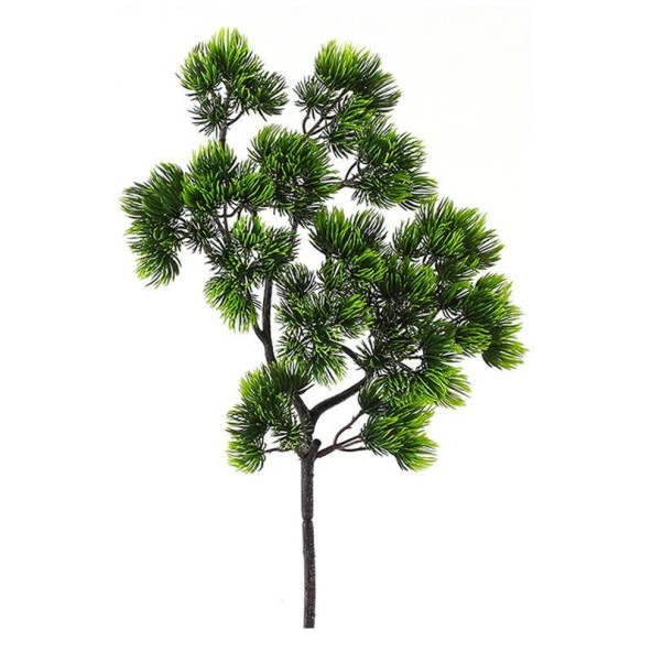 Nettenevime Yapay Çiçek Bonzai Dalı Çam İğneli Bonsai Yaprakları Dekoratif Yapay Bitki ürün görseli 1