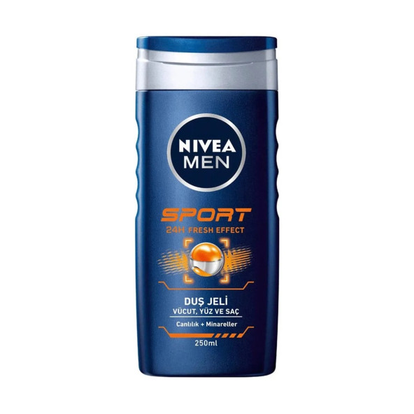 Nivea Men Sport 24H Fresh Effect 250ml ürün görseli 1
