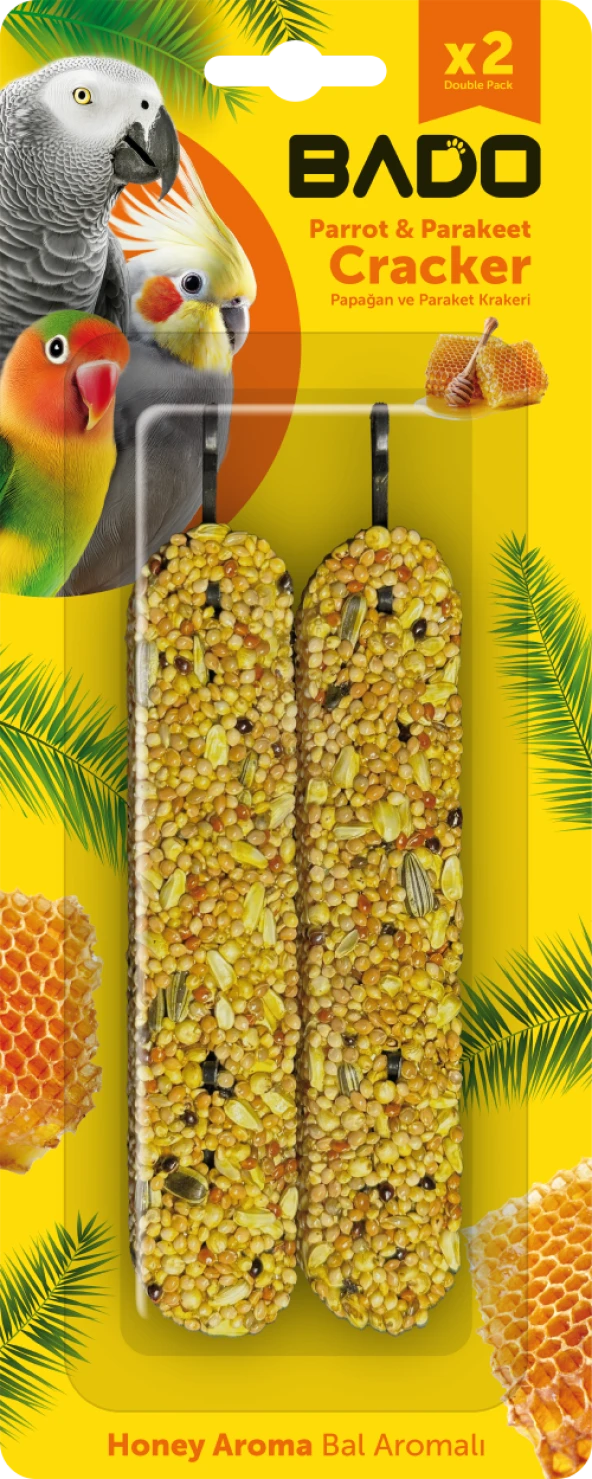 Bado Paraket Krakeri Ballı 2X55GR ürün görseli 1