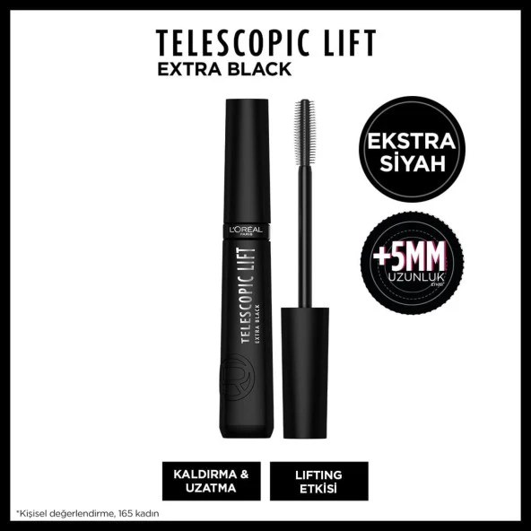 L'Oréal Paris Telescopic Lift Extra Black Maskara ürün görseli 1