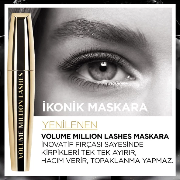 L'Oréal Paris Volume Million Lashes Maskara - Resim 2