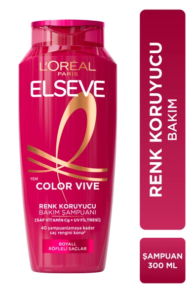 L'Oréal Paris Elseve Colorvive Renk Koruyucu Bakım Şampuanı 300 ml ürün görseli 1