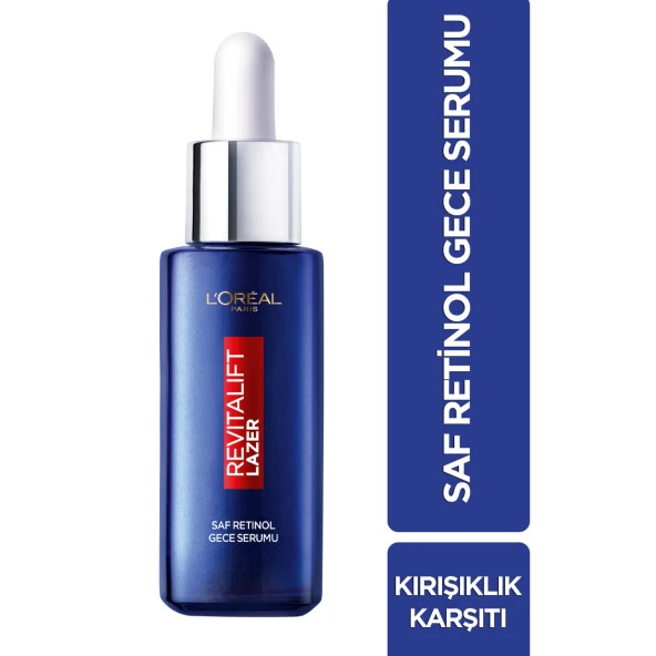 L'Oréal Paris Revitalift Lazer Saf Retinol Gece Serumu 30 ml ürün görseli 1
