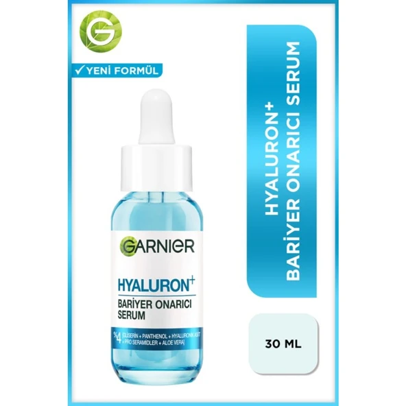 Garnier Hyaluron+ Bariyer Onarıcı Serum 30ML (4% Gliserin, Panthenol, Hyaluronik Asit, Seramid, Aloe Vera) ürün görseli 1