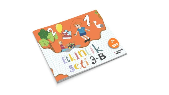 Akademik zeka 2 Yaş Etkinlik Kitabı 3-B ürün görseli 1