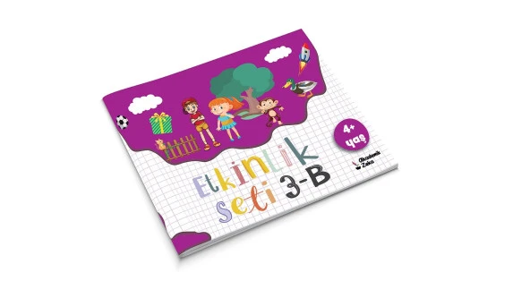 Akademik zeka 4 Yaş Etkinlik Kitabı 3-B ürün görseli 1