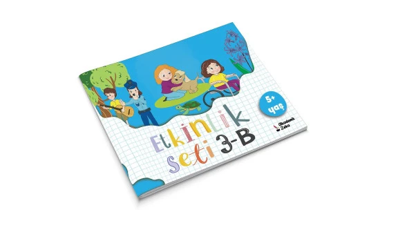 Akademik zeka 5 Yaş Etkinlik Kitabı 3-B ürün görseli 1