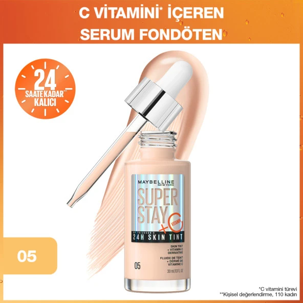 Maybelline New York Super Stay Skin Tint Fondöten - 05 ürün görseli 1
