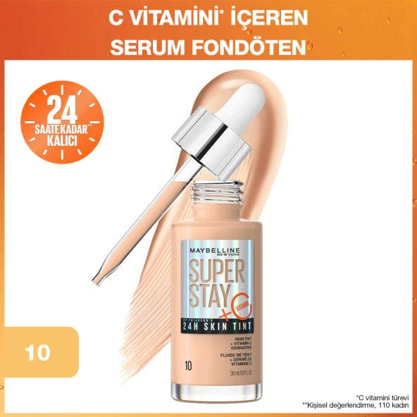 Maybelline New York Super Stay Skin Tint Fondöten - 10 ürün görseli 1