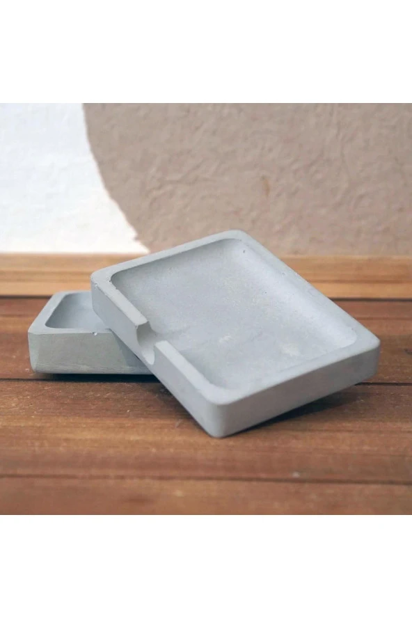 Natural Zen Beton Sabunluk - Doğal Beton Görünüm - El Yapımı ürün görseli 1