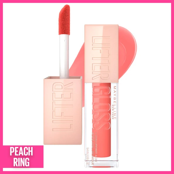 Maybelline New York Lifter Gloss Nemlendirici Dudak Parlatıcısı- 22 Peach Ring ürün görseli 1