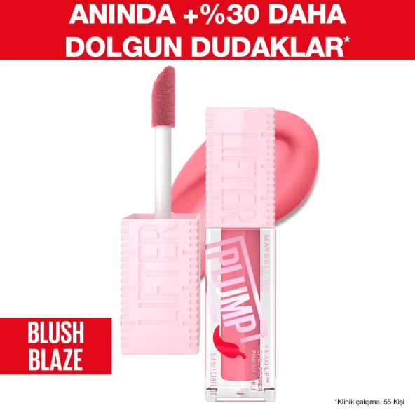 Maybelline New York Lifter Plump Dudak Parlatıcısı- 001 Blush Blaze ürün görseli 1