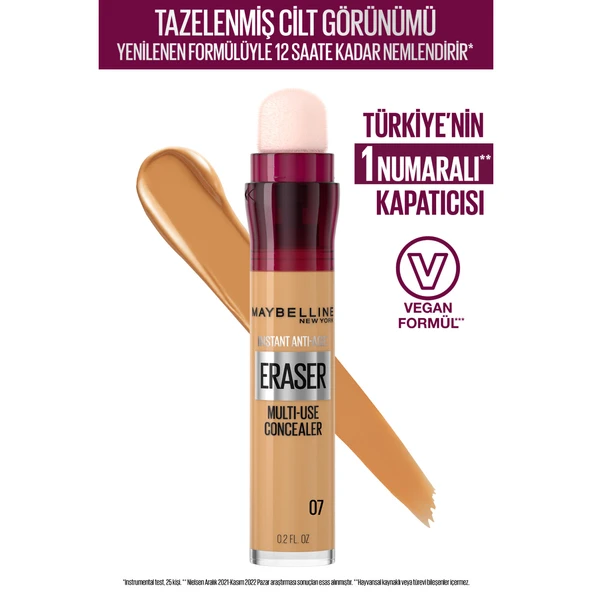 Maybelline New York Instant Anti Age Eraser Kapatıcı - 07 Sand ürün görseli 1