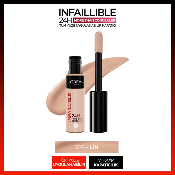 L'Oréal Paris Infaillible 24H Tüm Yüze Uygulanabilir Kapatıcı - 328 Lin ürün görseli 1