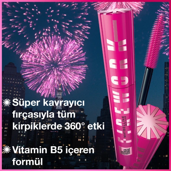 Maybelline New York Lash Sensational Firework Maskara - Resim 3