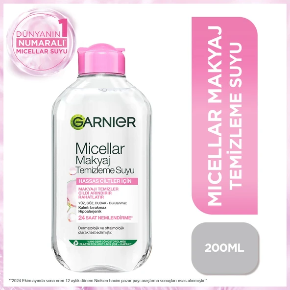Garnier Micellar Kusursuz Makyaj Temizleme Suyu 200 ml ürün görseli 1