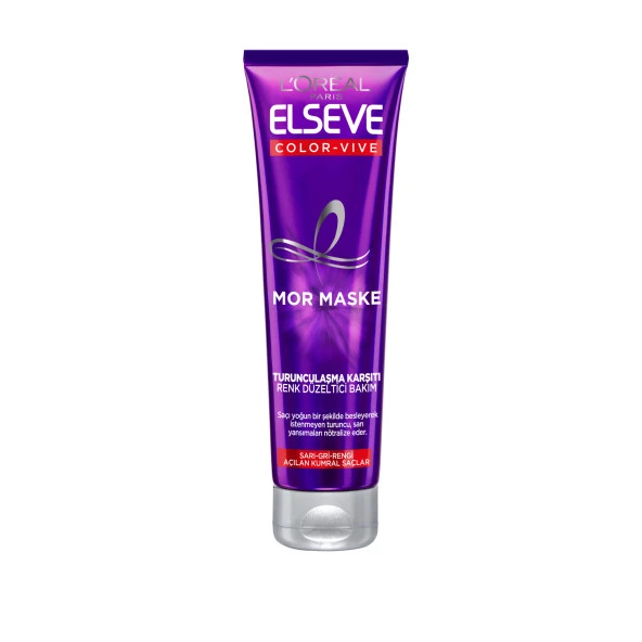 L'oréal Paris Elseve Turunculaşma Karşıtı Mor Maske 150Ml ürün görseli 1