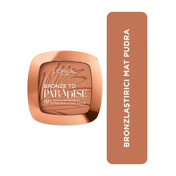 L'oréal Paris Bronze To Paradise Mat Bronzlaştırıcı Pudra 02 Baby One More Tan ürün görseli 1