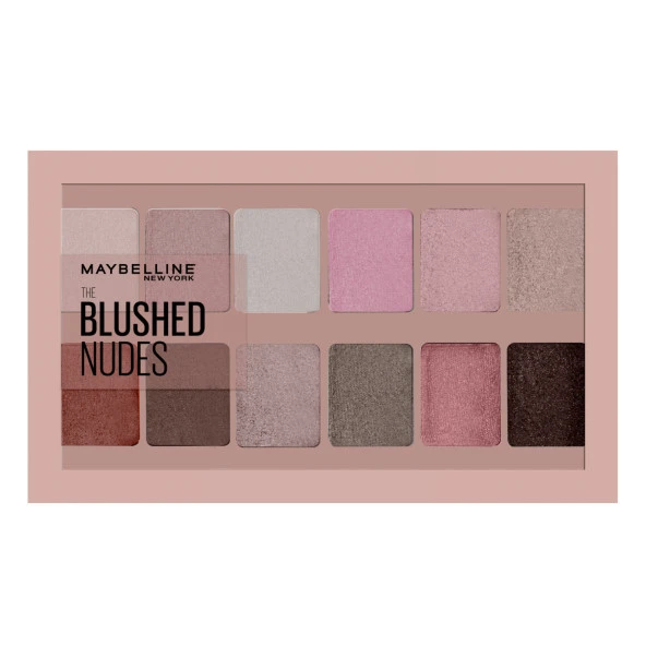 Maybelline New York The Blushed Nudes Far Paleti ürün görseli 1
