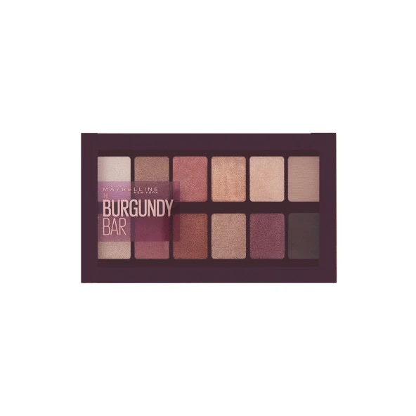 Maybelline New York The Burgundy Bar Far Paleti ürün görseli 1